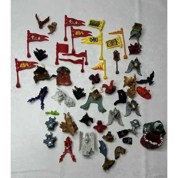 Vintage Medieval Battle Castle Fisher Price Imaginext Mattel accessories